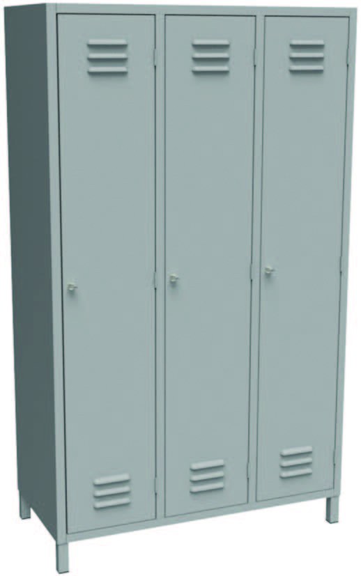Wardrobe, three-door