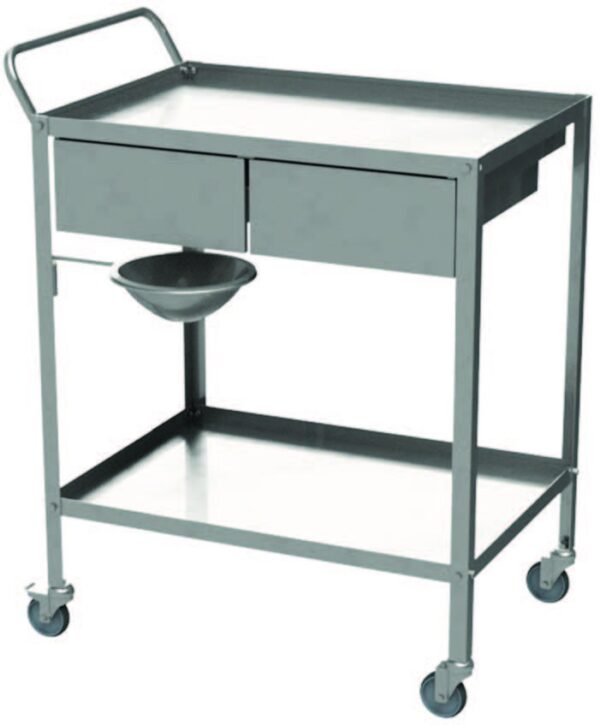 Stainless steel trolley