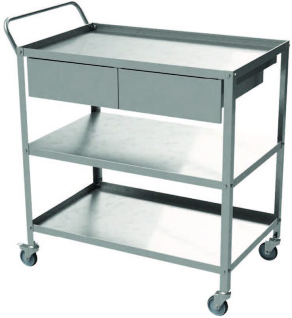 Stainless steel trolley