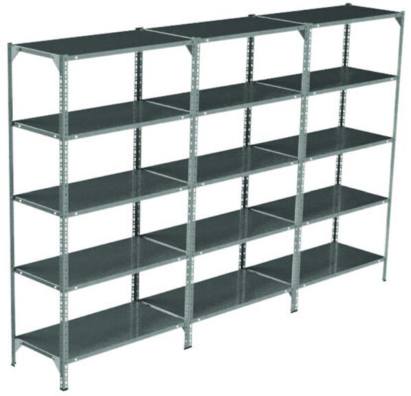 Metal archive shelving